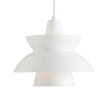 Load image into Gallery viewer, Doo-Wop Pendant Light in White.
