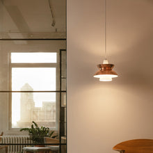 Load image into Gallery viewer, Doo-Wop Pendant Light in living room.

