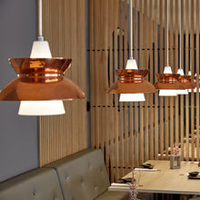 Load image into Gallery viewer, Doo-Wop Pendant Light in restaurant.
