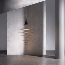 Load image into Gallery viewer, Enigma Pendant Light in hall.
