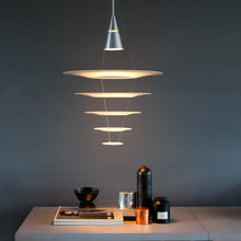 Load image into Gallery viewer, Enigma Pendant Light in dining room.
