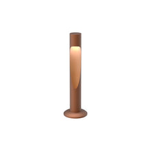Load image into Gallery viewer, Flindt Garden Outdoor LED Bollard in Corten Color (Short).
