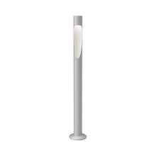 Load image into Gallery viewer, Flindt Garden Outdoor LED Bollard in Natural Paint Aluminum (Long).
