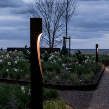 Load image into Gallery viewer, Flindt Garden Outdoor LED Bollard in Outside Area.
