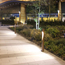 Load image into Gallery viewer, Flindt Garden Outdoor LED Bollard in Outside Area.
