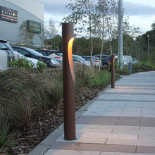 Load image into Gallery viewer, Flindt Garden Outdoor LED Bollard in Outside Area.
