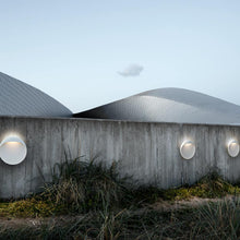 Load image into Gallery viewer, Flindt Outdoor LED Wall Light in Outside Area.
