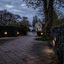 Load image into Gallery viewer, Flindt Outdoor LED Wall Light in Outside Area.
