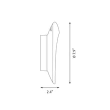Load image into Gallery viewer, Flindt Outdoor LED Wall Light - line drawing.
