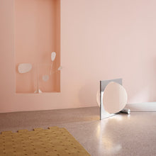 Load image into Gallery viewer, Moonsetter LED Floor Lamp in living room.
