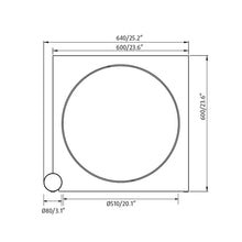 Load image into Gallery viewer, Moonsetter LED Floor Lamp - line drawing.
