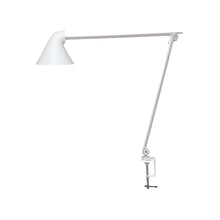 Load image into Gallery viewer, NJP LED Table Lamp in White (Clamp).
