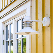 Load image into Gallery viewer, Nyhavn Wall Light in Outside Area.
