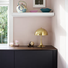 Load image into Gallery viewer, Panthella 320 Table Lamp in living room.
