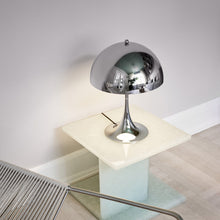 Load image into Gallery viewer, Panthella 320 Table Lamp in living room.
