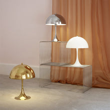 Load image into Gallery viewer, Panthella 320 Table Lamp in living room.
