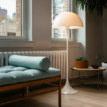 Load image into Gallery viewer, Panthella Floor Lamp in living room.
