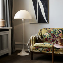 Load image into Gallery viewer, Panthella Floor Lamp in living room.
