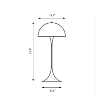 Load image into Gallery viewer, Panthella Floor Lamp - line drawing.
