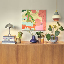 Load image into Gallery viewer, Panthella LED Mini Table Lamp in living room.
