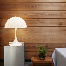 Load image into Gallery viewer, Panthella Table Lamp in living room.
