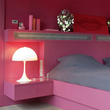 Load image into Gallery viewer, Panthella Table Lamp in bedroom.
