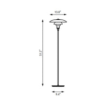 Load image into Gallery viewer, PH 3½-2½ Floor Lamp - line drawing.
