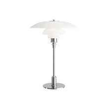 Load image into Gallery viewer, PH 3½-2½ Glass Table Lamp in High Lustre Chrome Plated.
