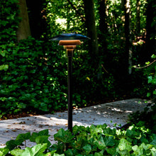 Load image into Gallery viewer, PH 3-2½ Outdoor Bollard in Outside Area.
