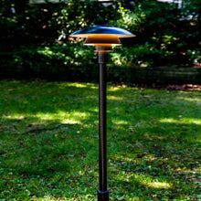 Load image into Gallery viewer, PH 3-2½ Outdoor Bollard in Outside Area.
