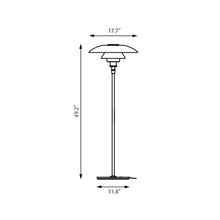 Load image into Gallery viewer, PH 4½-3½ Floor Lamp - line drawing.
