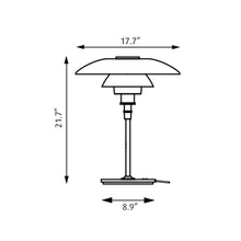 Load image into Gallery viewer, PH 4½-3½ Table Lamp - line drawing.
