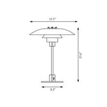 Load image into Gallery viewer, PH 4/3 Table Lamp - line drawing.
