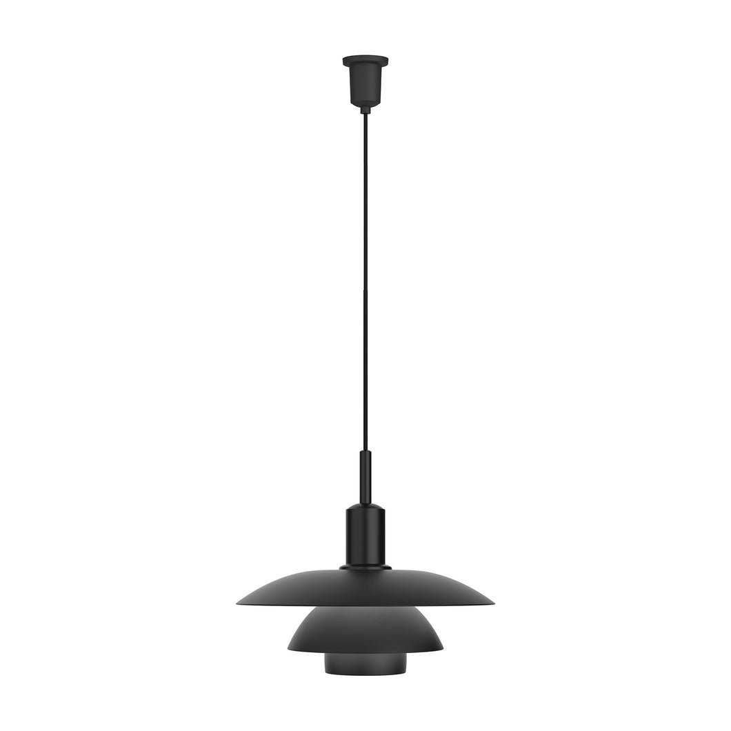 PH 5/5 Pendant Light in Black Metal.