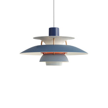 Load image into Gallery viewer, PH 5 Mini Pendant light in Hues of Blue.
