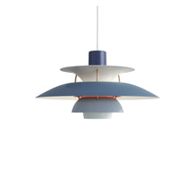 Load image into Gallery viewer, PH 5 Pendant Light in Hues of Blue.
