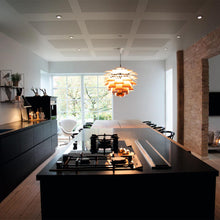 Load image into Gallery viewer, PH Artichoke Pendant Light in kitchen.
