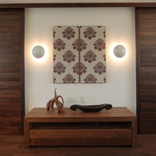 Load image into Gallery viewer, PH Hat Wall Light in living room.
