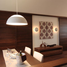 Load image into Gallery viewer, PH Hat Wall Light in living room.
