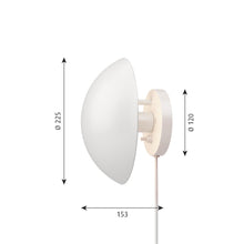 Load image into Gallery viewer, PH Hat Wall Light - line drawing.
