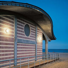 Load image into Gallery viewer, Skot LED Wall Light in Outside Area.
