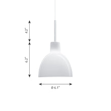 Load image into Gallery viewer, Toldbod Glass Pendant Light - line drawing.
