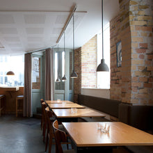 Load image into Gallery viewer, Toldbod Mini Pendant Light in Dining Room.
