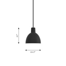Load image into Gallery viewer, Toldbod Mini Pendant Light in - line drawing.
