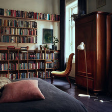 Load image into Gallery viewer, VL 38 LED Floor Lamp in Bedroom.
