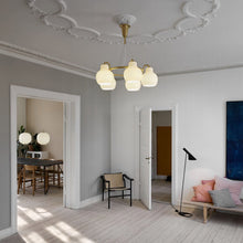 Load image into Gallery viewer, VL Crown Chandelier in Living Room.
