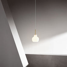 Load image into Gallery viewer, VL Crown Pendant Light in room.
