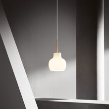 Load image into Gallery viewer, VL Crown Pendant Light in room.
