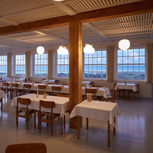 Load image into Gallery viewer, VL Crown Wall Light in Dining Room.
