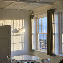 Load image into Gallery viewer, VL Crown Wall Light in Dining Room.

